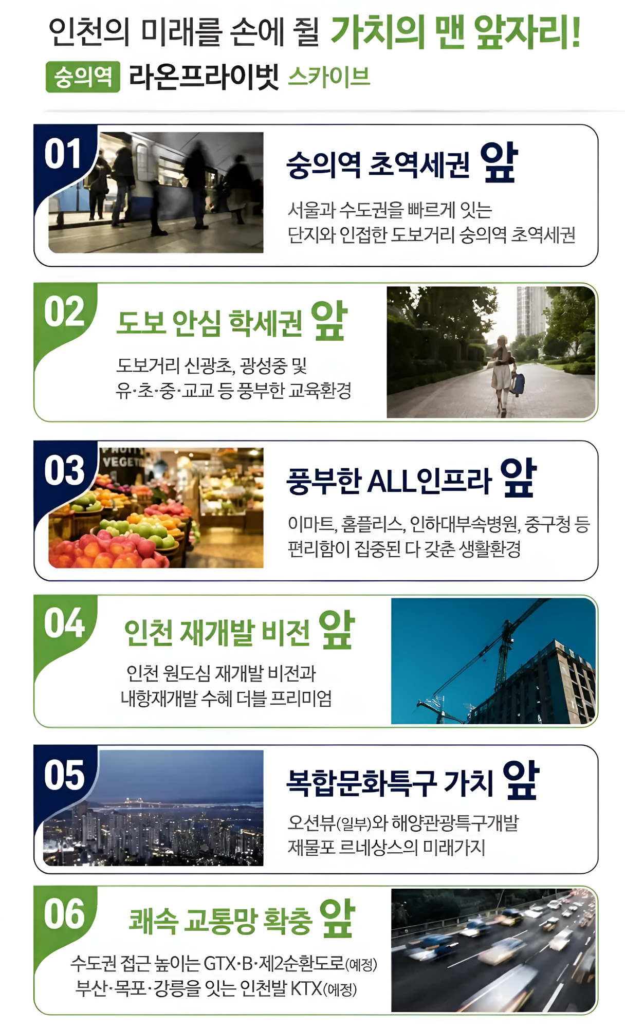 숭의역 라온프라이빗 스카이브 초역세권 학세권 생활 인프라 입지 프리미엄
